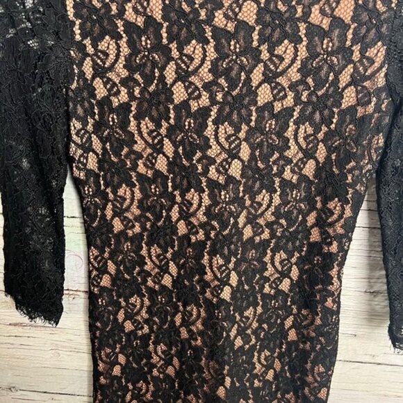 Aritzia Babaton Rafael Lace Sheath Mini Dress black size 2 - Picture 6 of 11